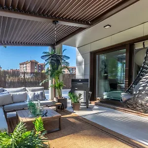 Akomodat En Precioso Y Moderno Con Jardin Y Parking , Getxo España